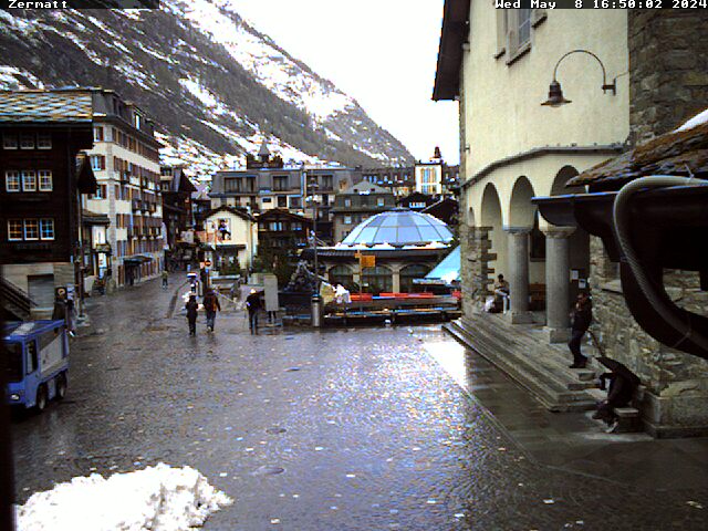 Webcam Zermatt - Zermatt (Kirchplatz)